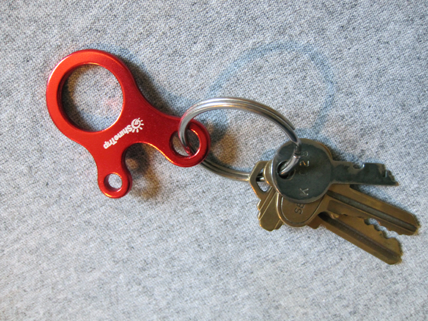 US.Seller-Red 3 Hole rapid quick release knote EDC Survival outdoor Aluminum