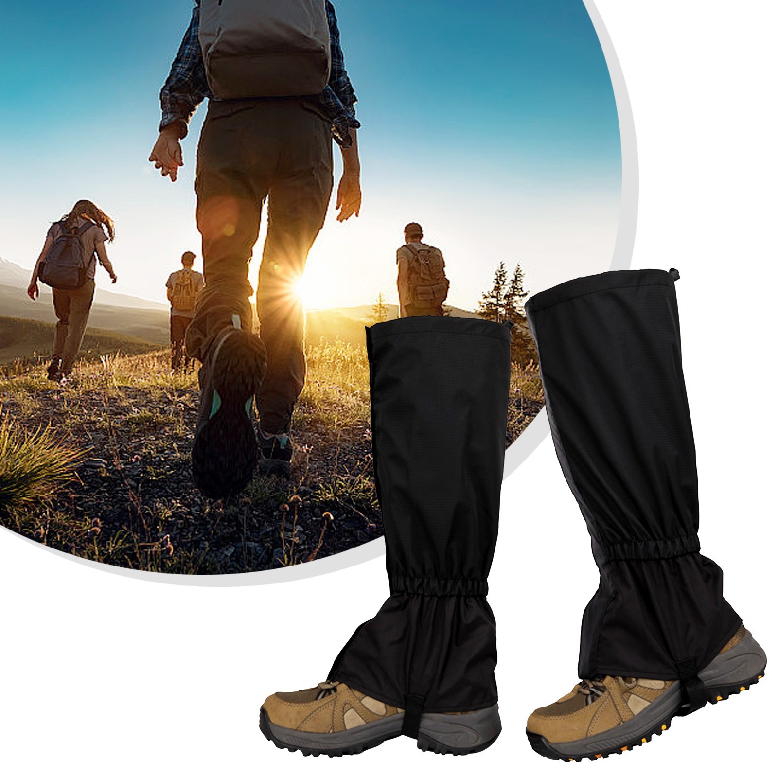 Rainy Weather Snow Leg Gaiter Hunting Gaiter Nylon Material High Approx. 46cm