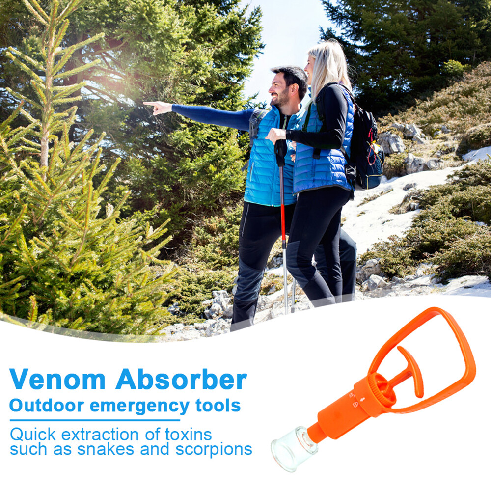 Versatile Robust Easy to Use Wilderness Snake & Bee Bite Vacuum Poison Extractor