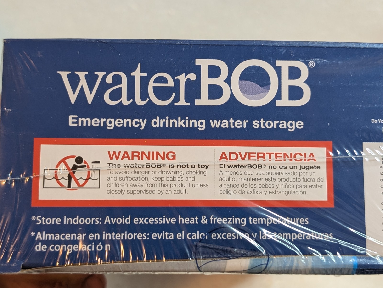 WaterBOB Fresh Water Storage 100 Gallon Emergency Bladder WB-06-001 New Sealed