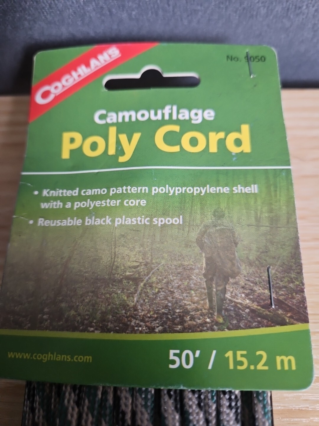 Coghlan’s 9050 Camouflage Poly Cord – 50′