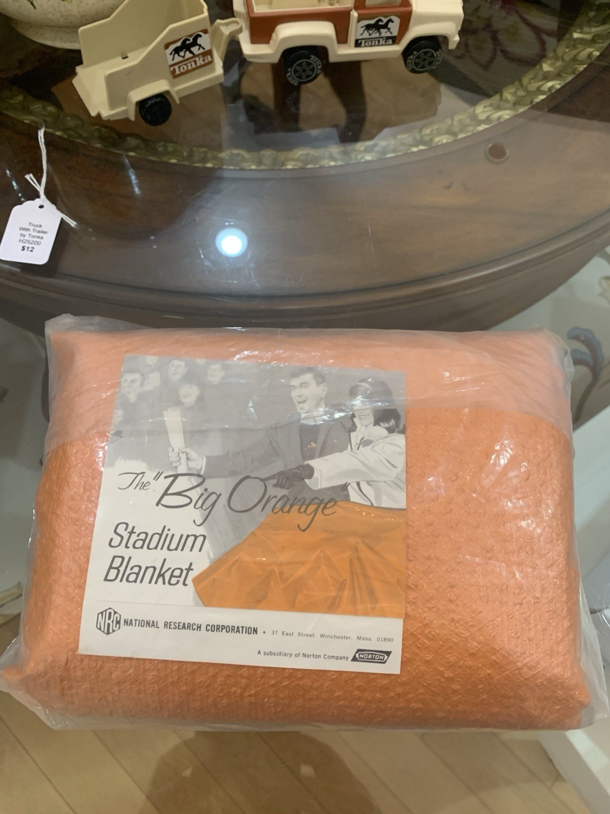 Vintage National Research Corporation The BIG ORANGE Stadium Blanket All Season