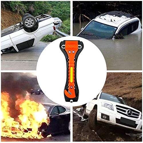 20 Pack Emergency Window Breaker & Seat Belt Cutter, Safety Hammer Survival Tool