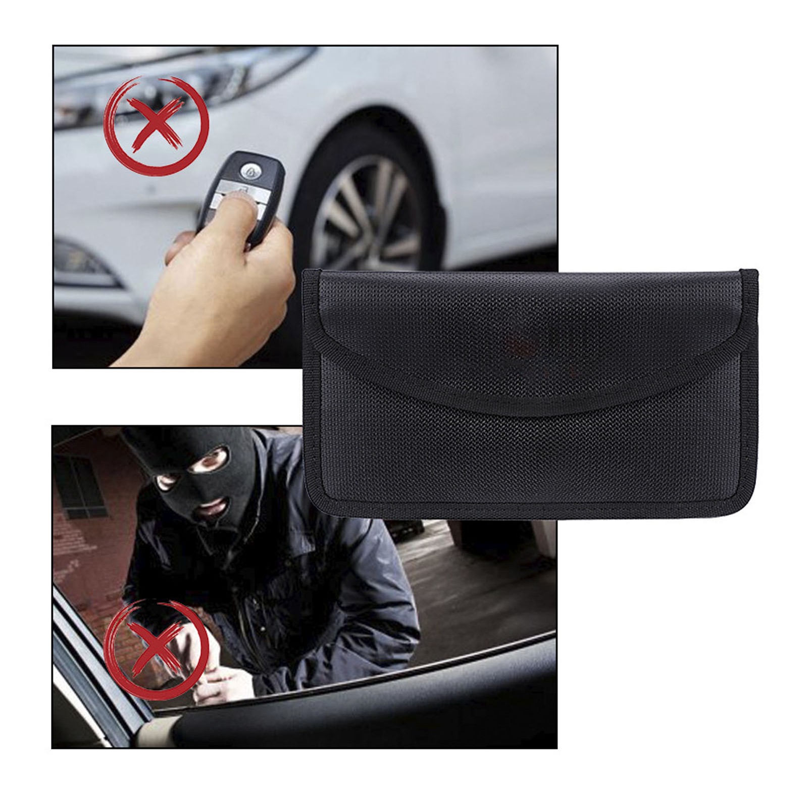 Fireproof Faraday Bag Radio Frequency Identification Signal Blocking Bag WT