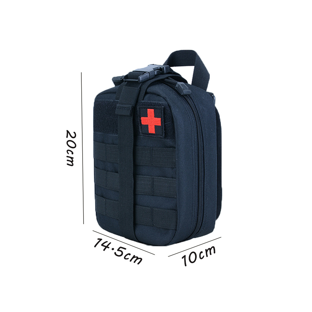Survival and First Aid Kit 5 Piece Outdoor Survival Gear and Equipment Molle Bag
