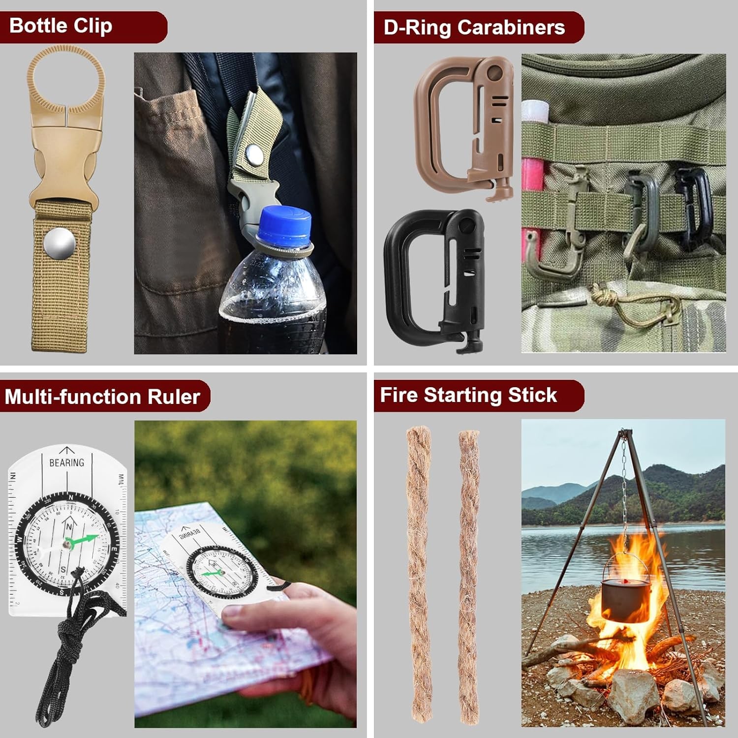 Gifts for Men Christmas – 118-in-1 Survival Kits – Military-Grade Survival Gear
