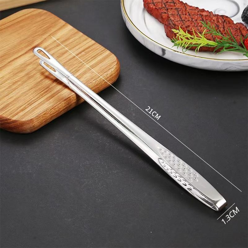 StainlessSteel FoodClipsKitchen Clips Korean Barbecue Tweezers Extended Barbecue