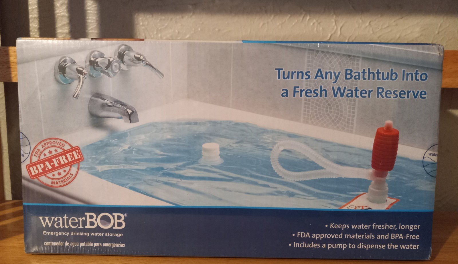 NEW SEALED Box WaterBOB Emergency Drinking Water Storage Store Up To 100 Gallons