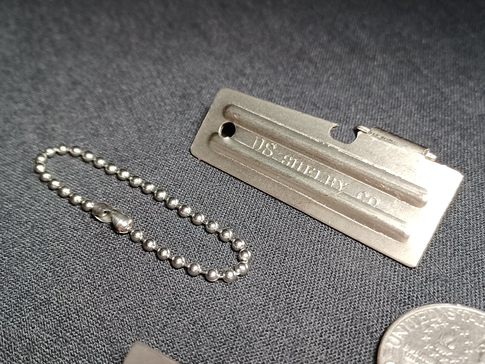 P38 & P51 Original Military Can Opener Emergency Survival Tool with 4.5″ Chains