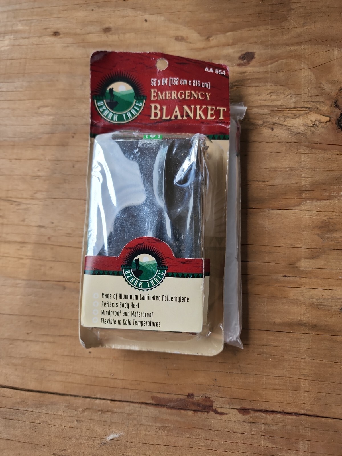 OZARK trail EMERGENCY Blanket & Hooded Poncho Emergancy Car Kit NOS