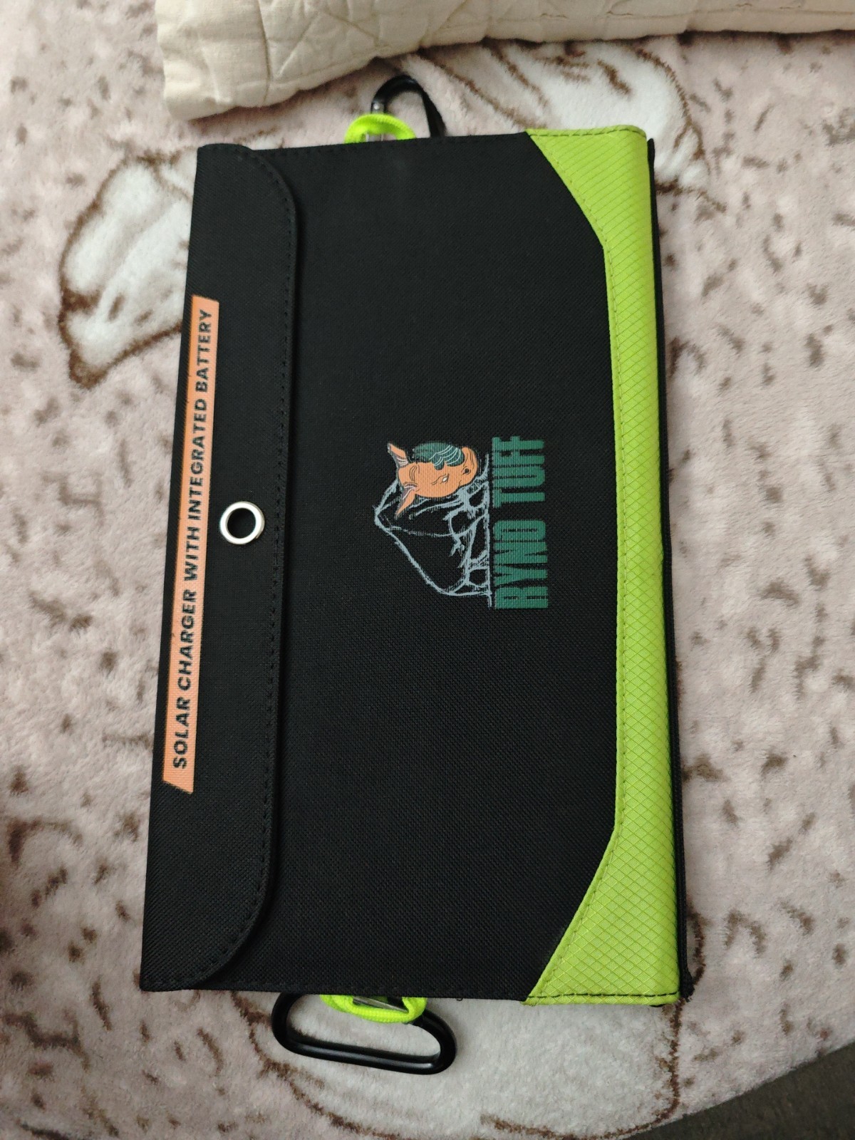 Ryno Tuff Portable Solar Compact Charger For Outdoors Working Tested