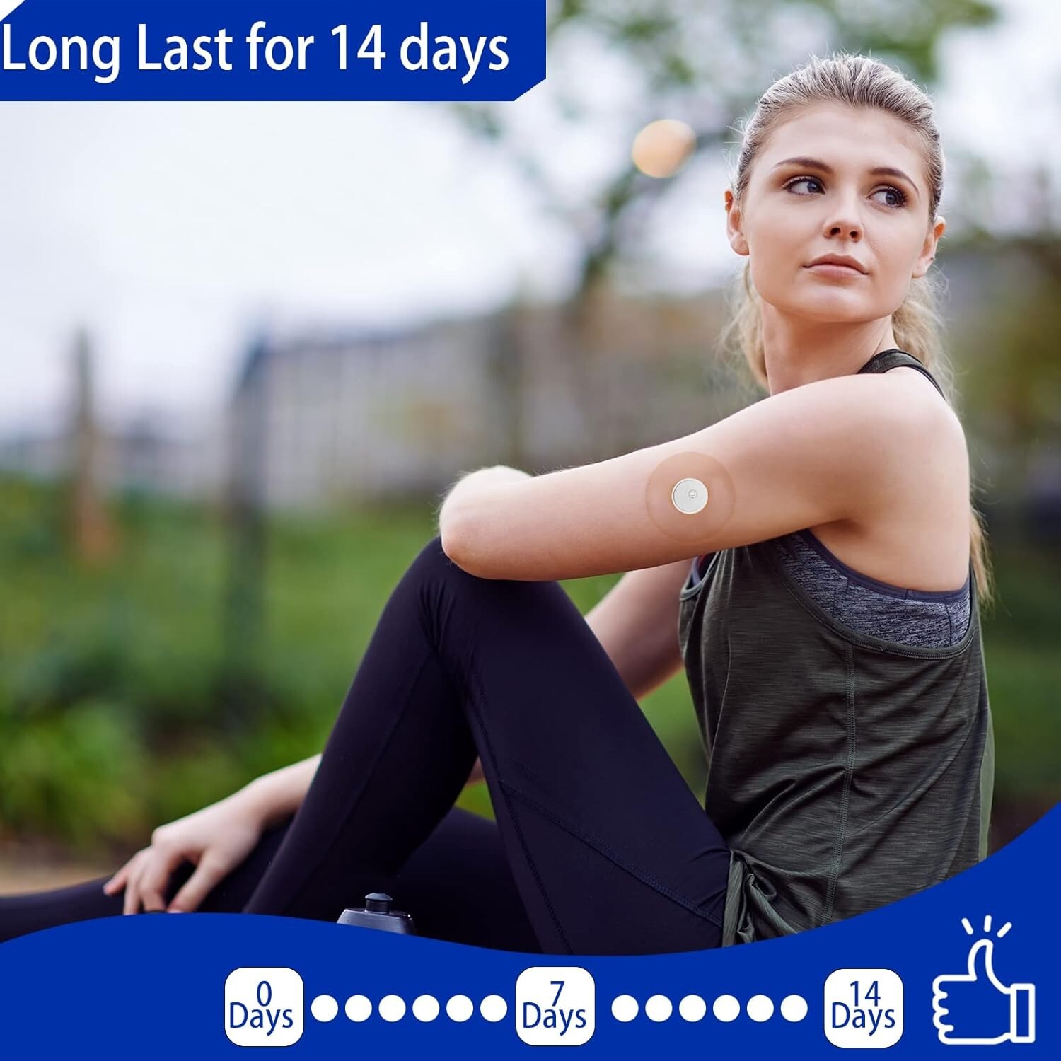 Hypoallergenic Waterproof Sensor Covers for Libre 3 – 15 Days of Full Protection