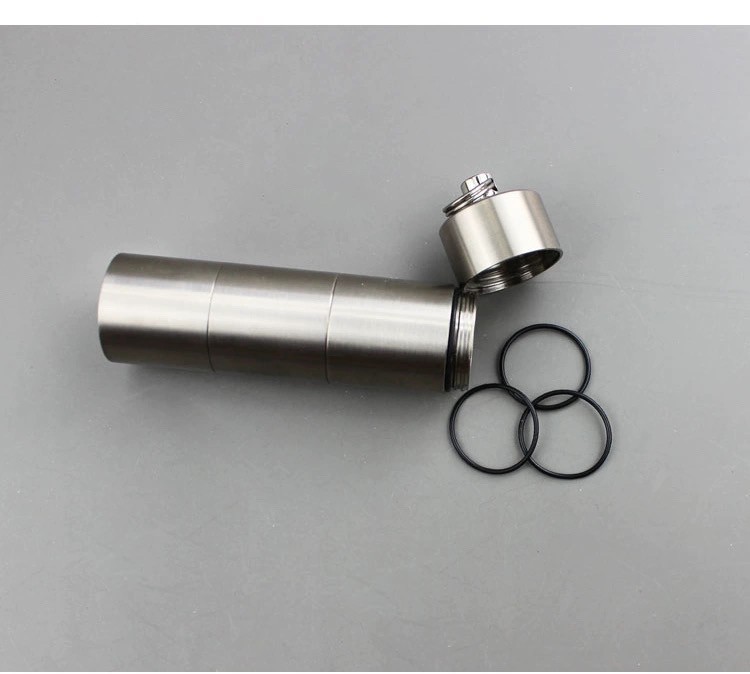 Titanium 3 Groups Storage Case Capsule Seal Container Keychain Outdoor EDC Tool