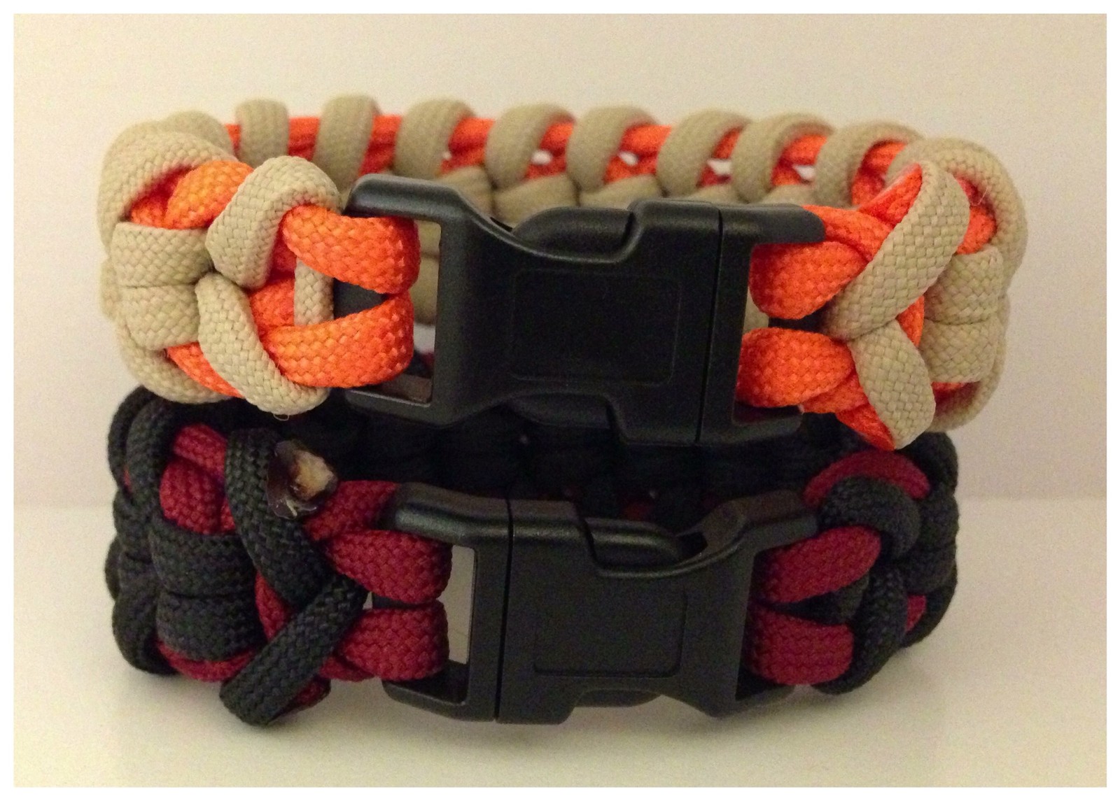 550 Paracord Bracelet – Oat Spike Sinnet Weave