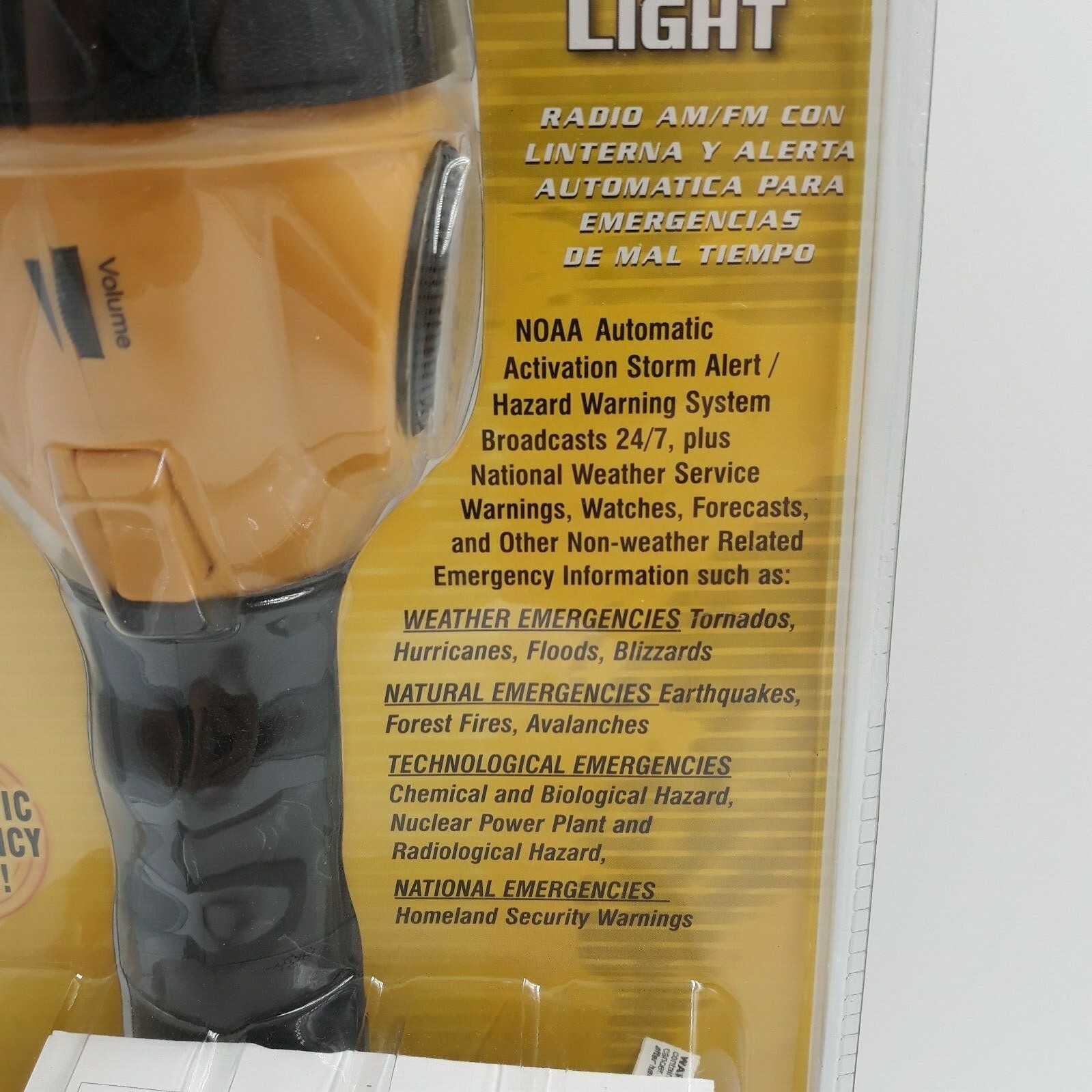 Vector AM/FM Emergency Weather Radio Light Generator Storm Tracker VEC173 New