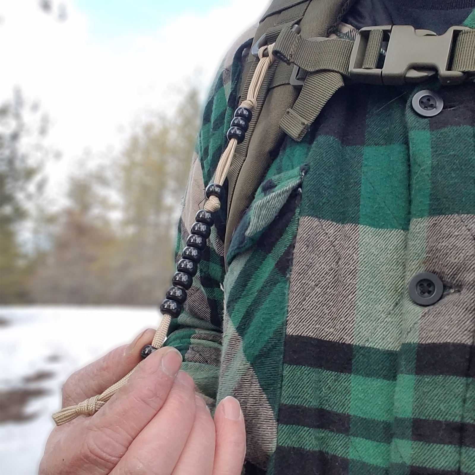Pace Count Beads for Orienteering and Land Navigation, Made in USA