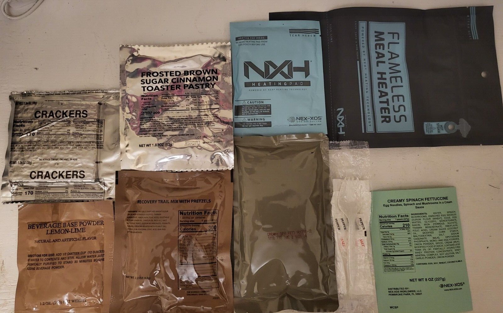 Meals Ready to Eat MREs – XMRE Blueline – Case of 12 Meals -Manufactured 03/2022