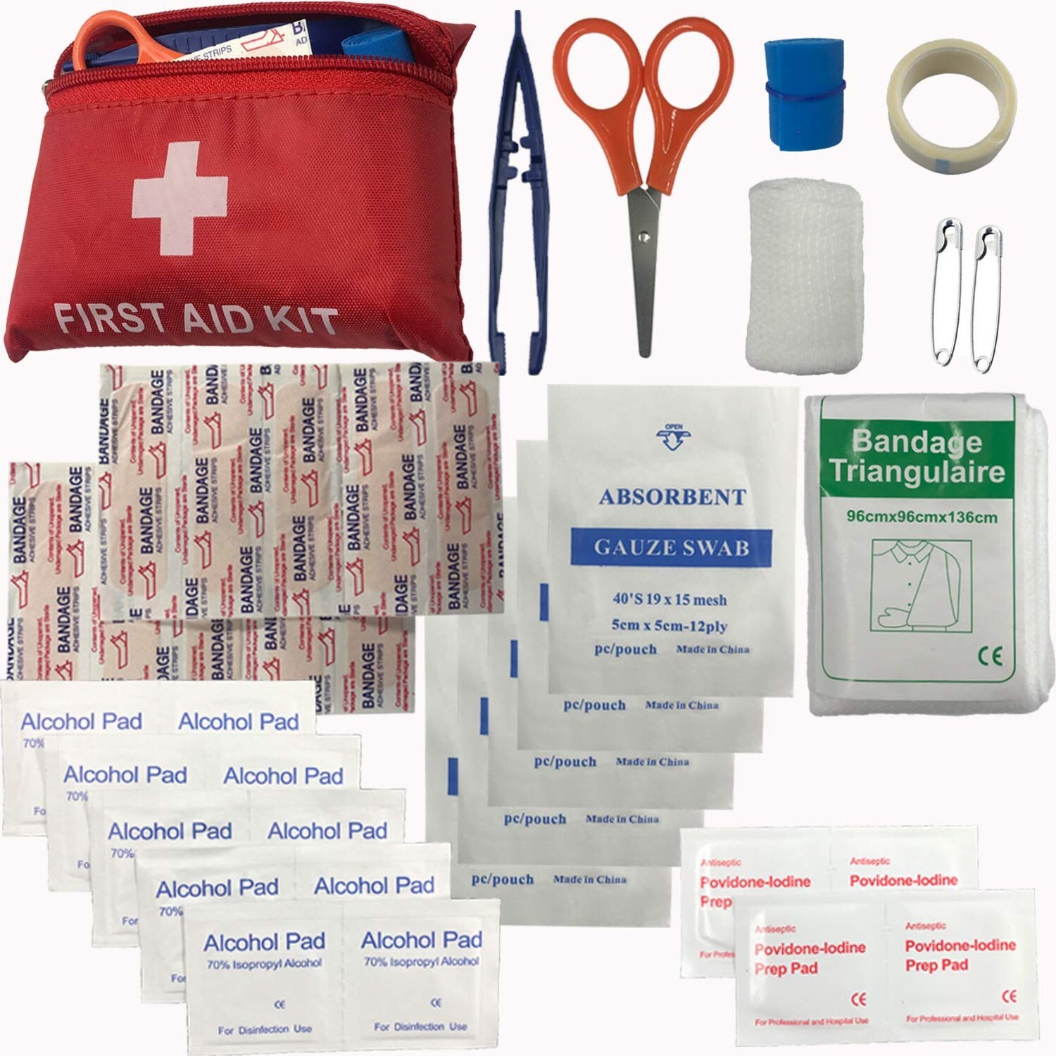 Survival Kit Emergency Supplies -67 Pcs, 14-in-1 Survival Gear: First Aid, Co…