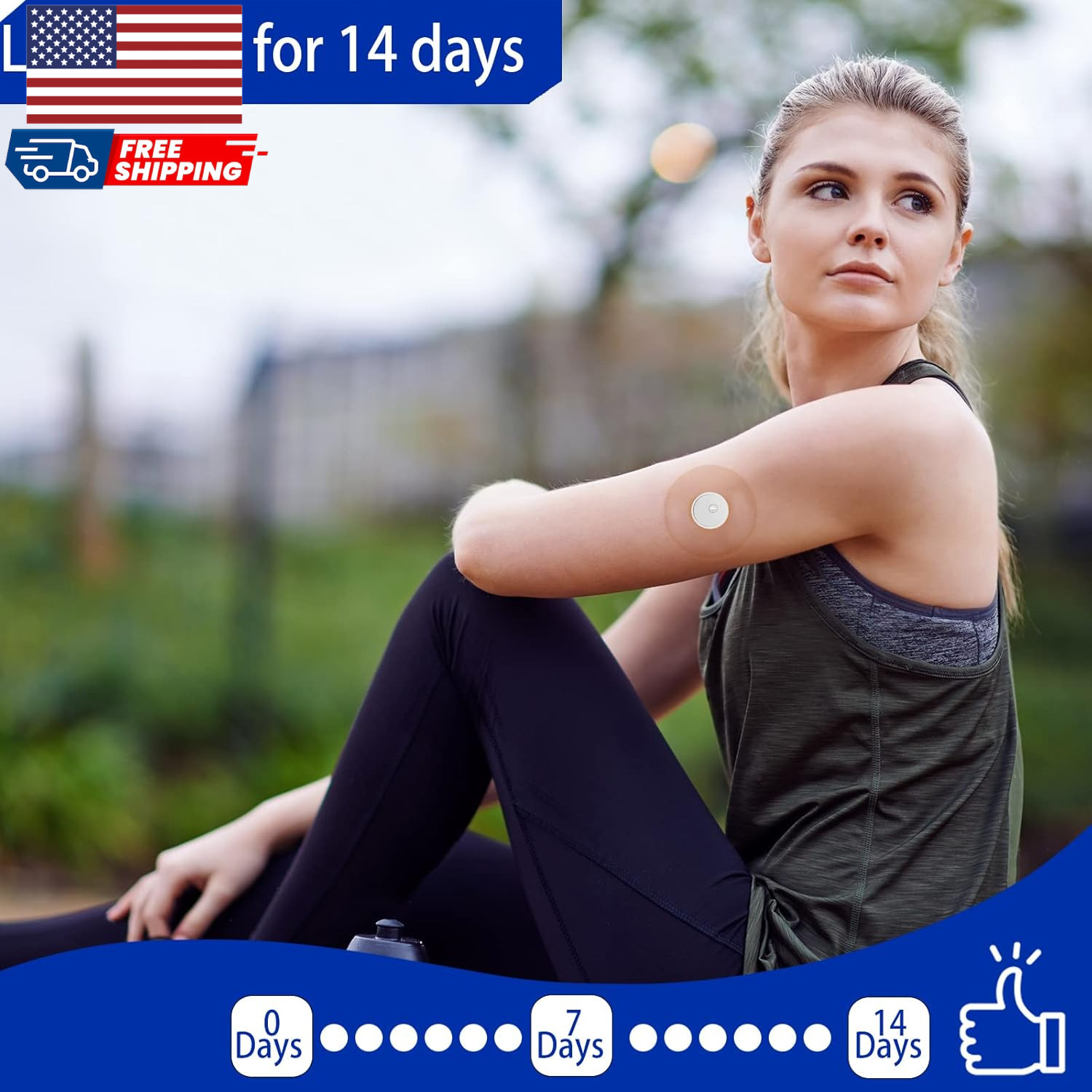 60Pack Libre 3 plus Sensor Covers Waterproof Adhesive Patches for Freestyle Gluc