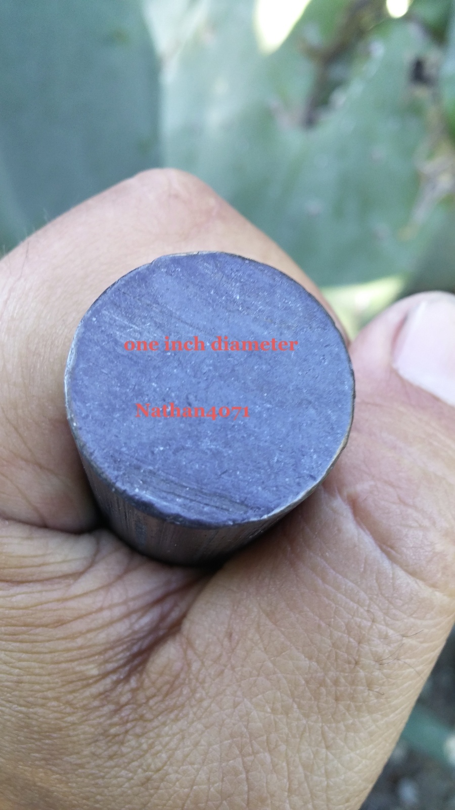 Bushcraft ferrocerium rod “Super Monster” ferro rod firesteel. 1″ dia. 5″ long