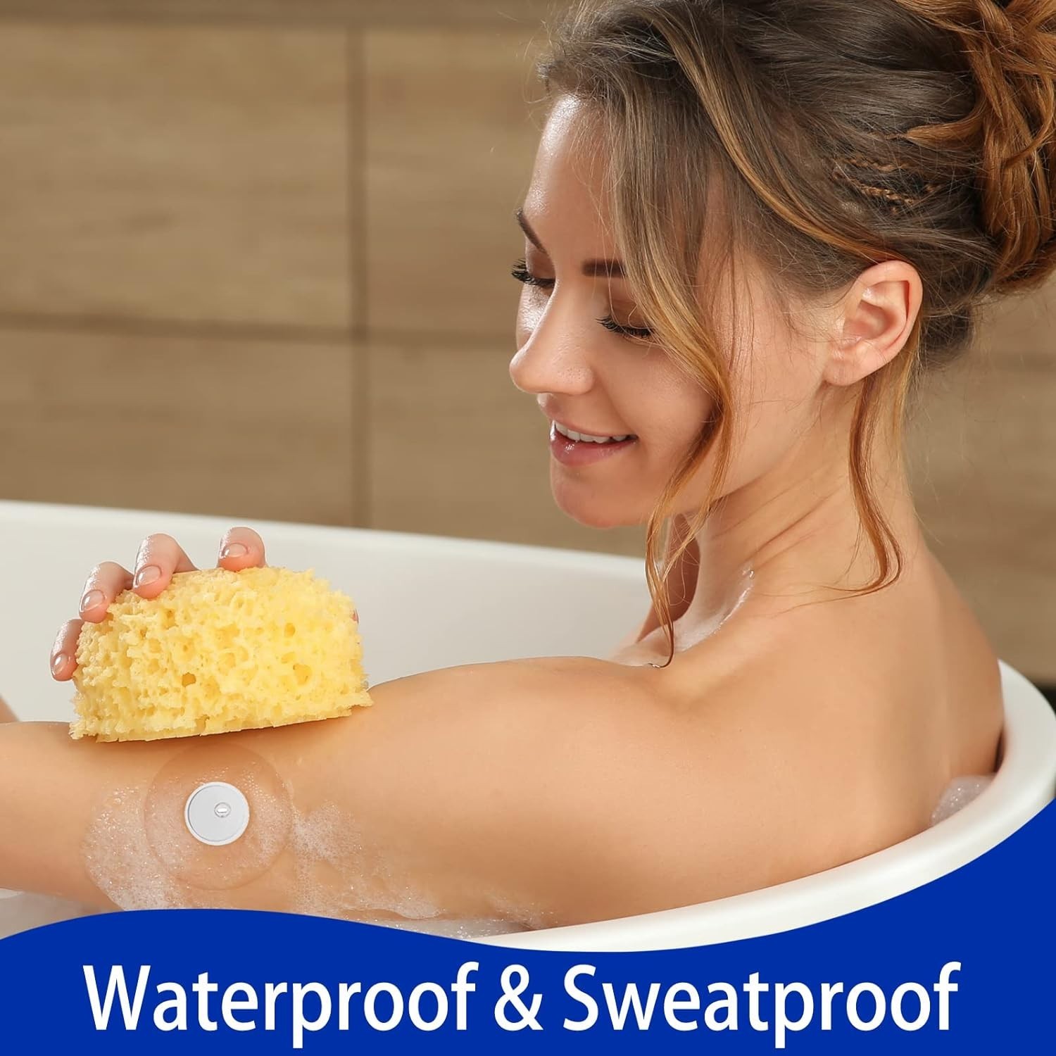 40-Pack Latex-Free Freestyle Sensor Covers – Waterproof for Active Lifestyles