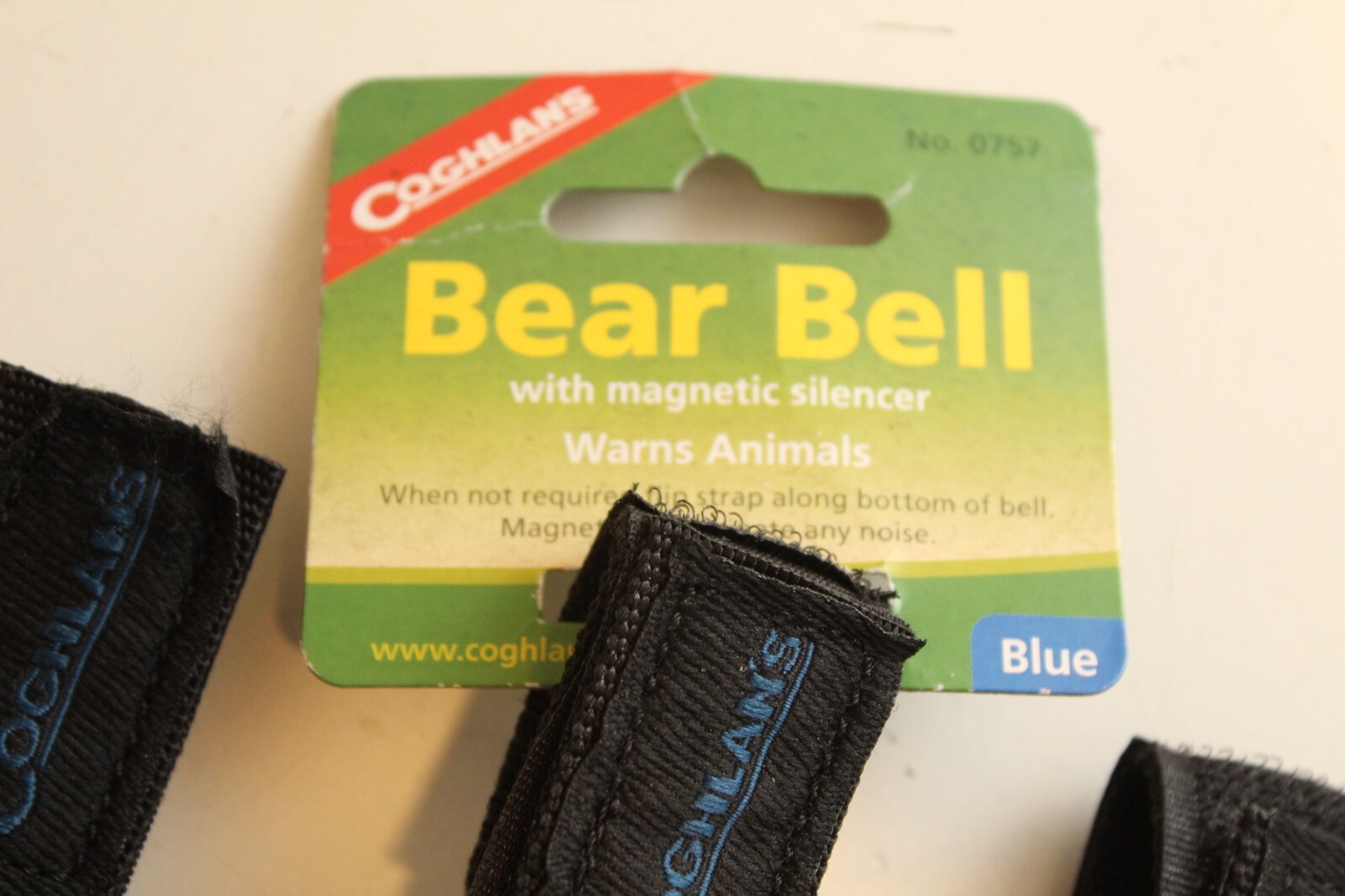 Coghlan’s Bear Bell with Magnetic Silencer – Blue