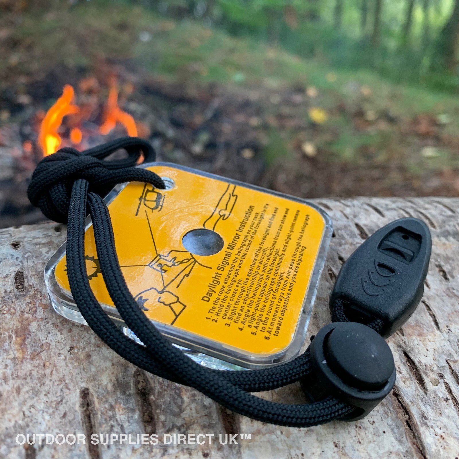 Indestructible Signalling Mirror | EDC Survival Rescue Hiking Military Cadets