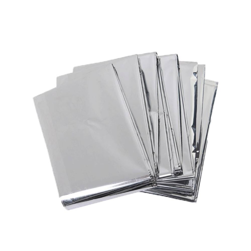 2 PACK • Extra Large 82″x 54 Emergency Solar Mylar Blanket Survival Safety