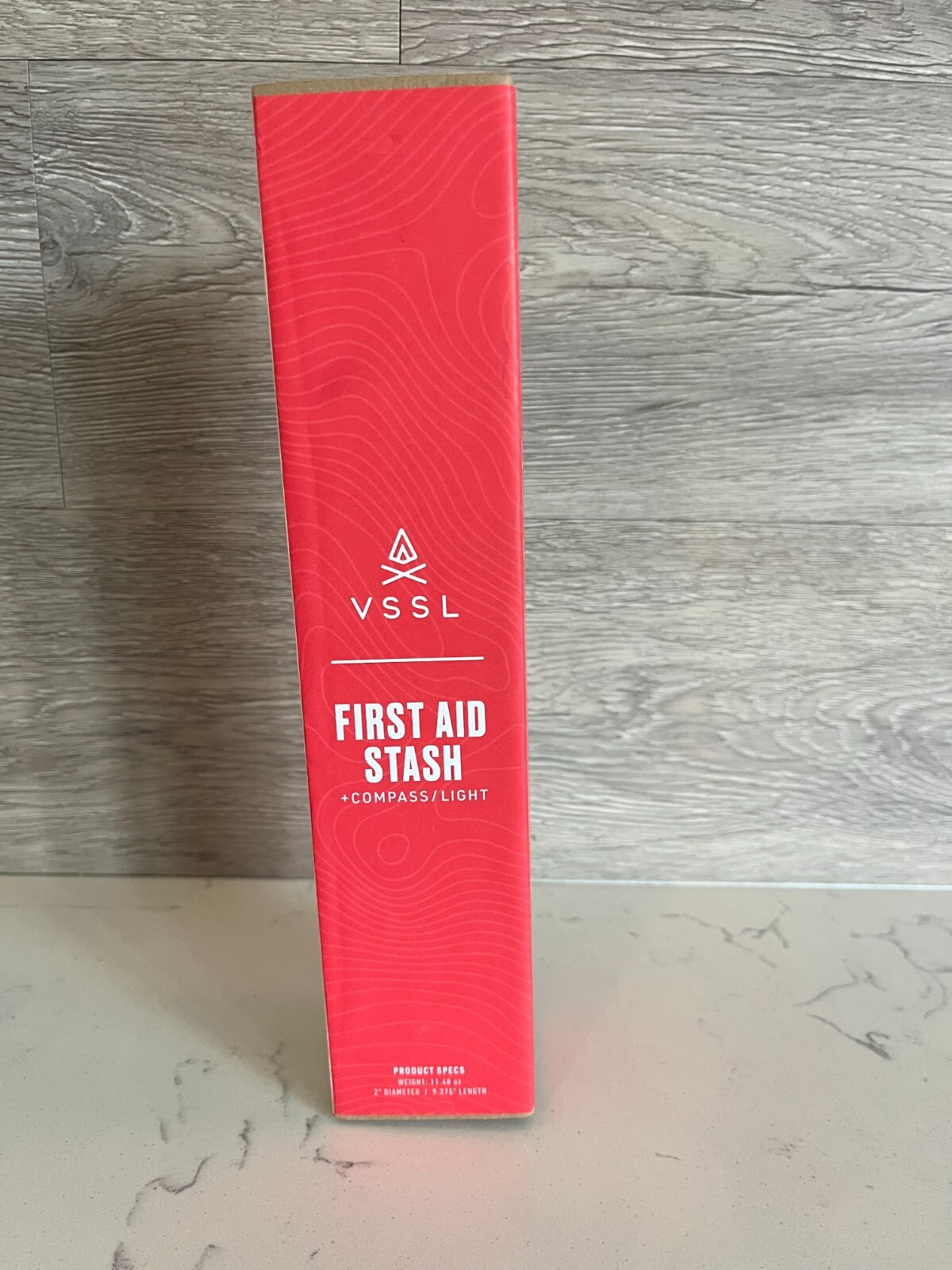 VSSL First Aid Stash with Light, Batteries, Compass and 4 Storage Canisters