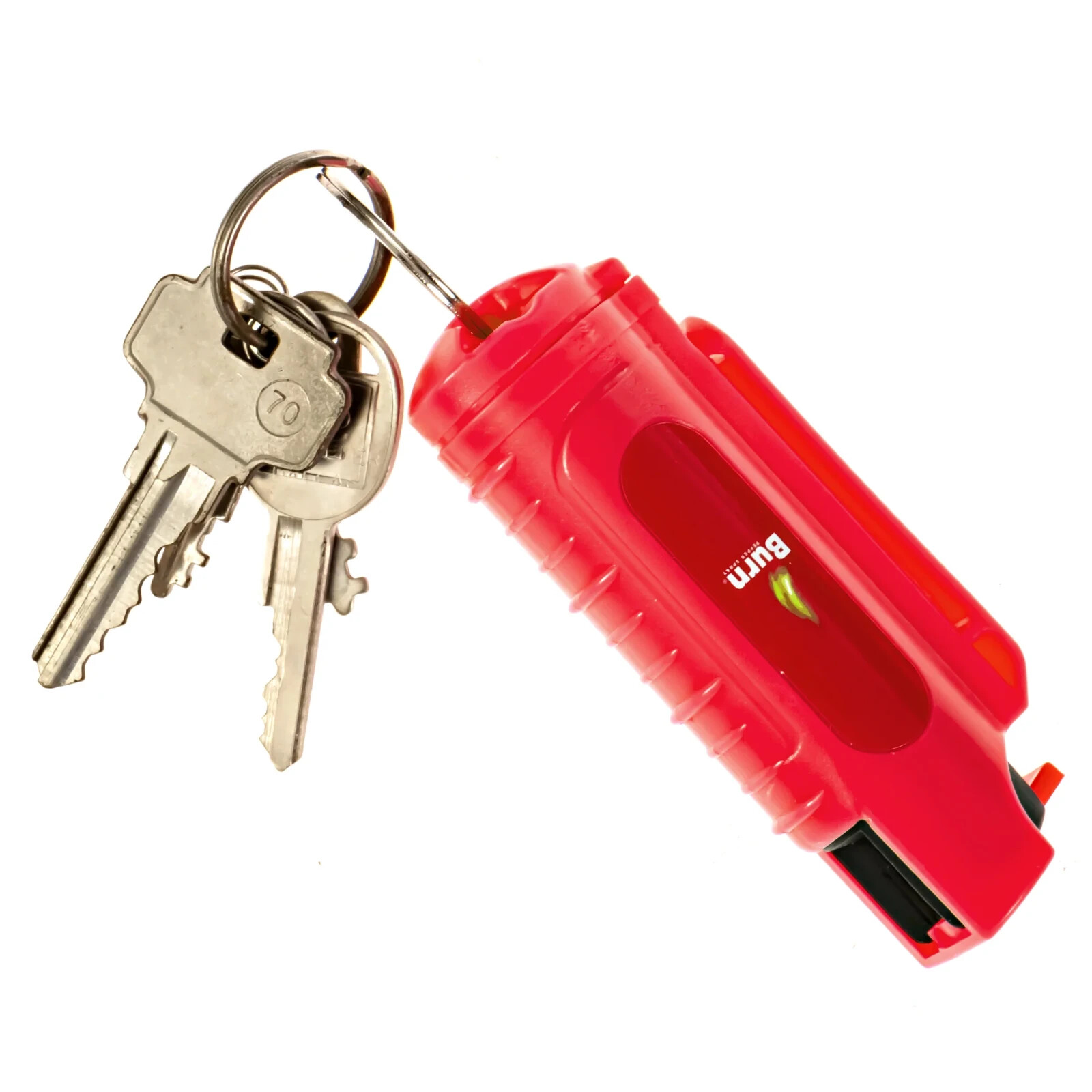 BURN Pepper Spray 0.5oz Self Defense Security Keychain Red 4 Pack