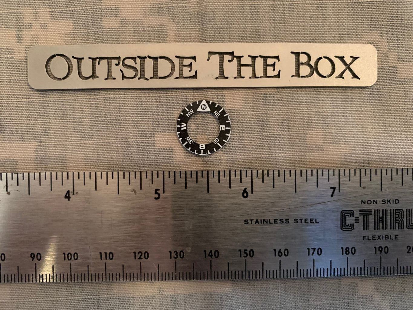 Emergency/Survival: Mini Escape Compass, Only 5/8″, Floats on Water, EDC, E&E