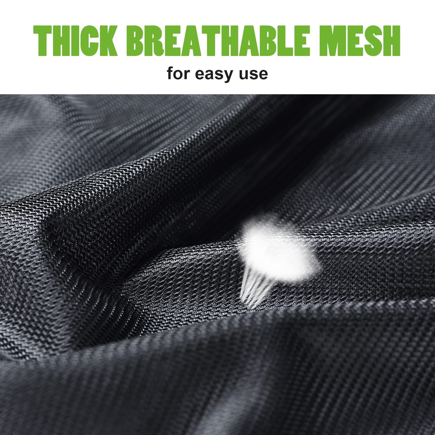OTraki 20×24 inch Mesh Laundry Bags 2 Pack Fine 20 x 24 inch, Black