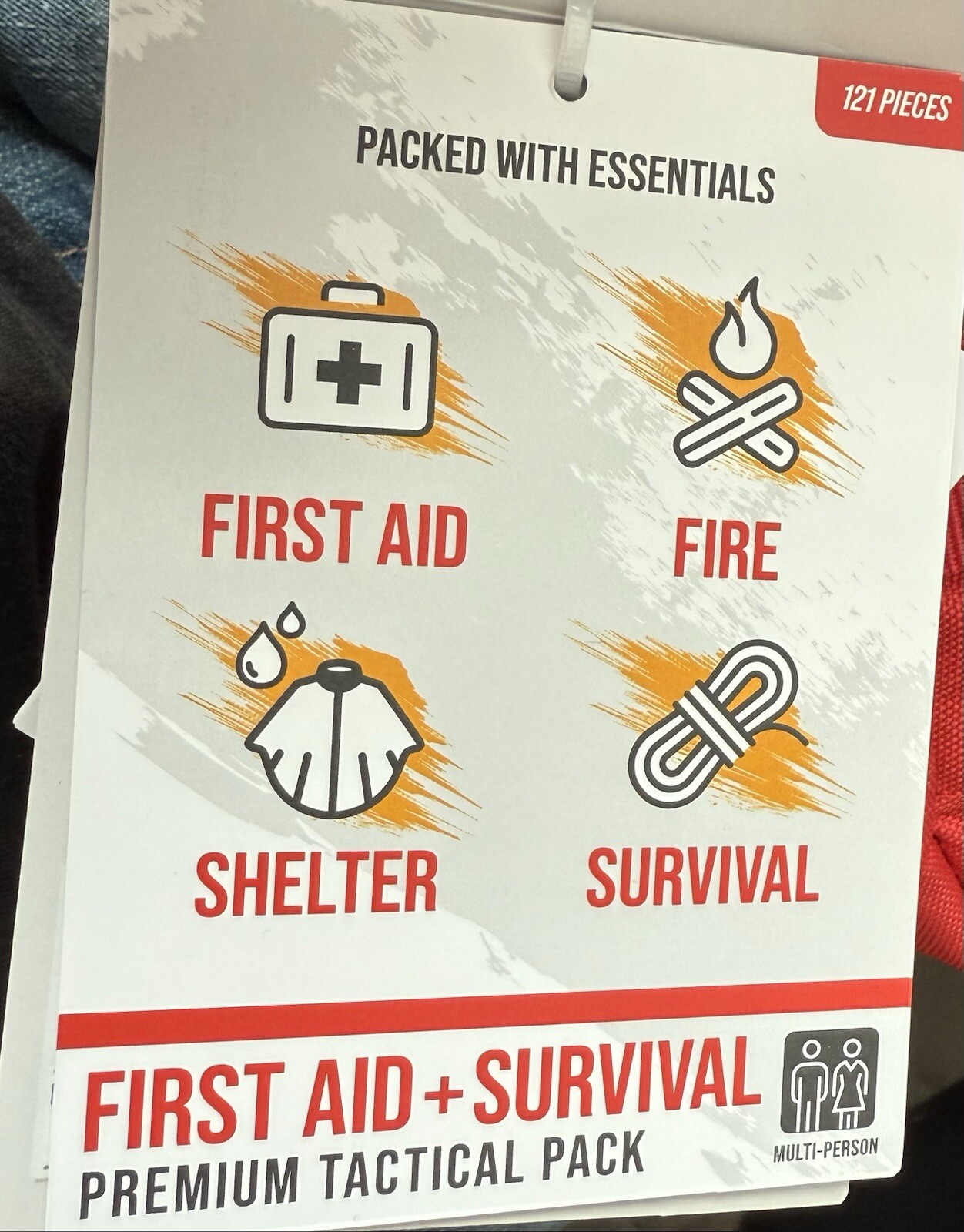 Life+Gear First Aid Kit- 121 pc Premium Tactical Pack, IFAK (NEW/Sealed)