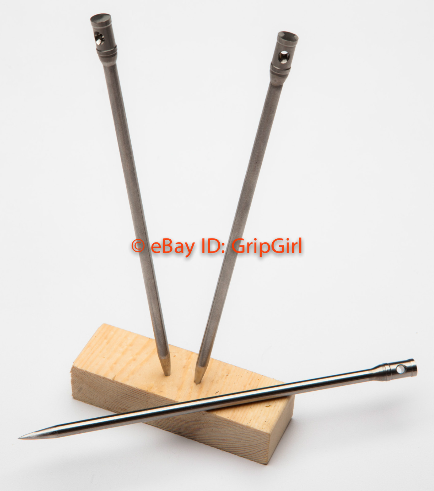 Lot of 3x Titanium Ti 6.5″ Icepick/Dart/Spike/Spear Head EOD Survival Gear EDC