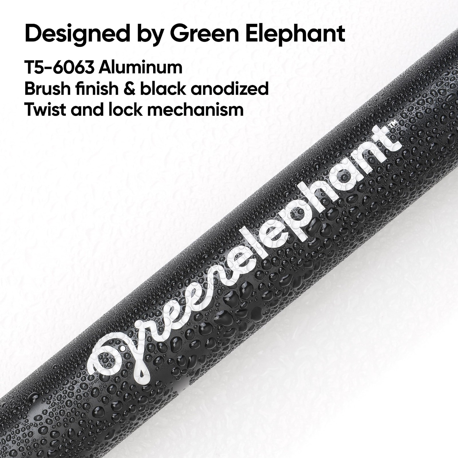 Green Elephant Camping Tarp Poles – Adjustable Aluminum 8′ x 2′, 4