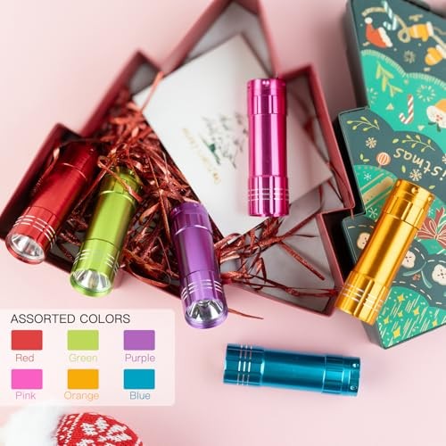 120 Pack Small Mini Cheap Flashlights for Kids Bulk with Batteries 120 PACK