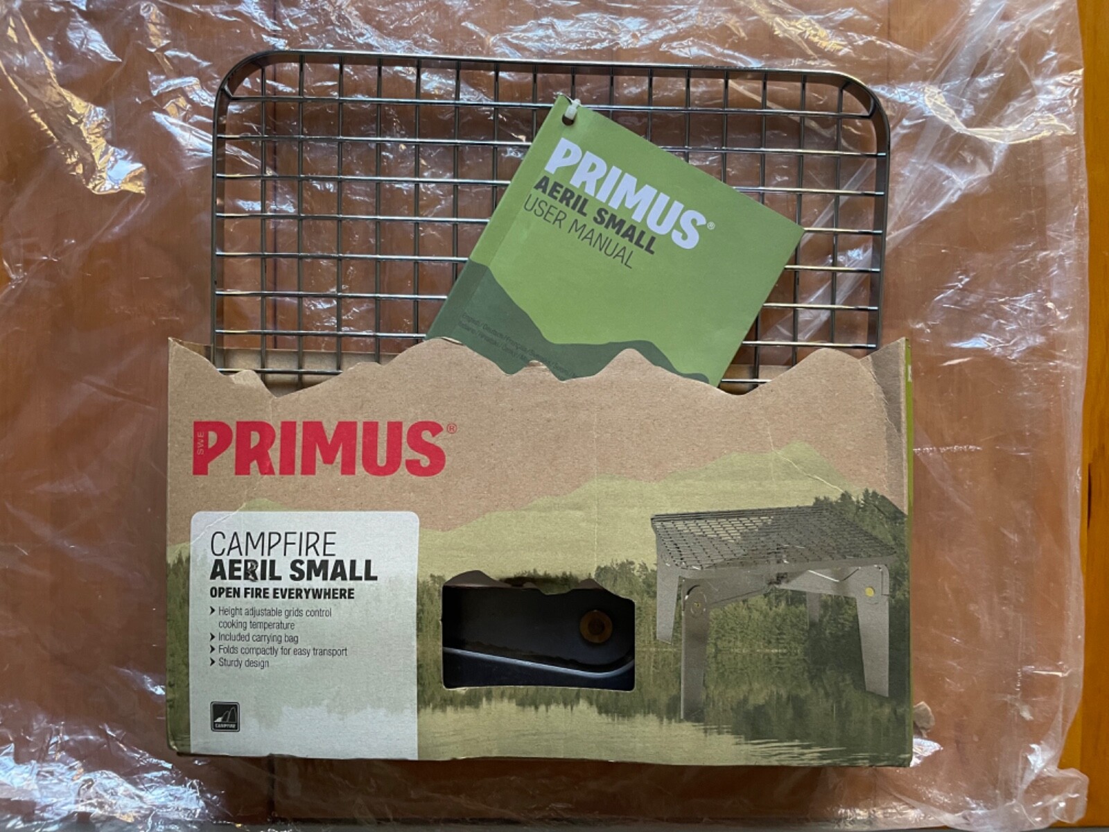 Primus Aeril Campfire Grill Grate Small – New, no storage bag.