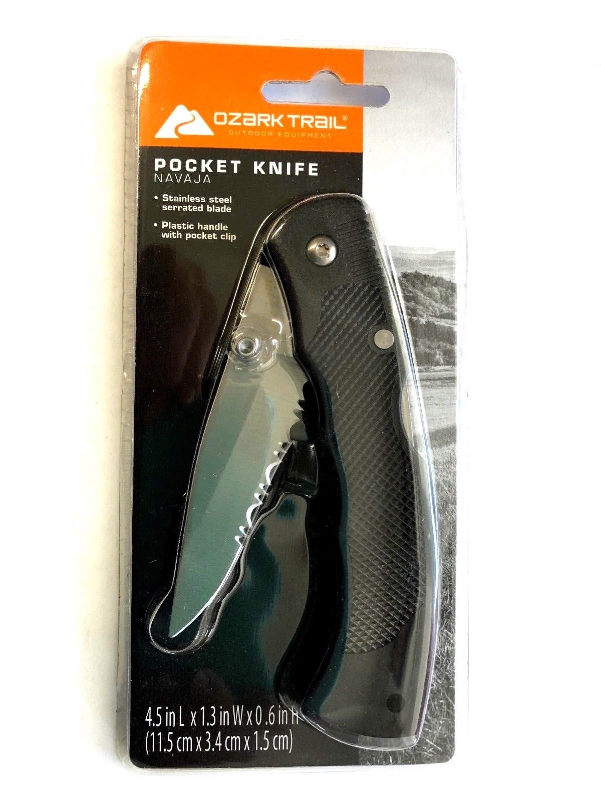 Pocket Knife survival tool emergency tactical gear GIFT backpack Ozark Trail