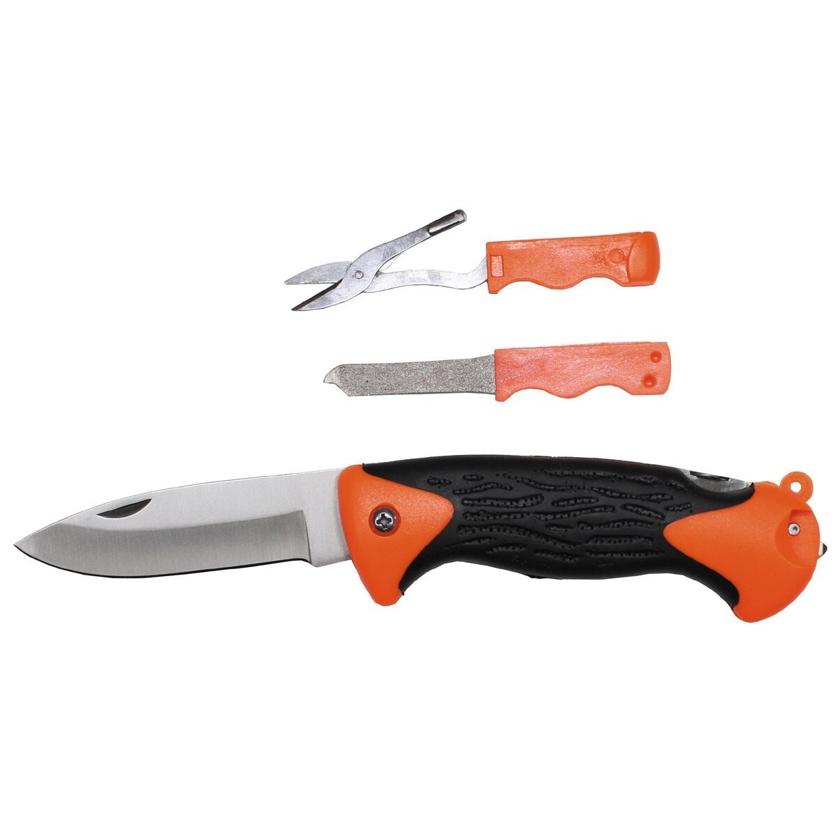 Lot Survival 27 Piece Emergency Kit Outdoor Orange with Knife & Tool Tool