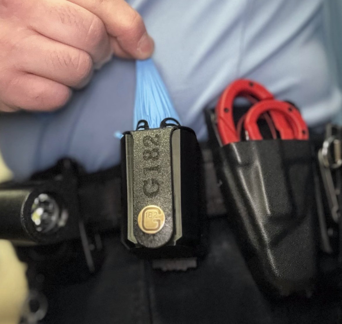 Heavy Duty Tactical Nitrile Glove Holder | Belt Clip Version | Quick Access