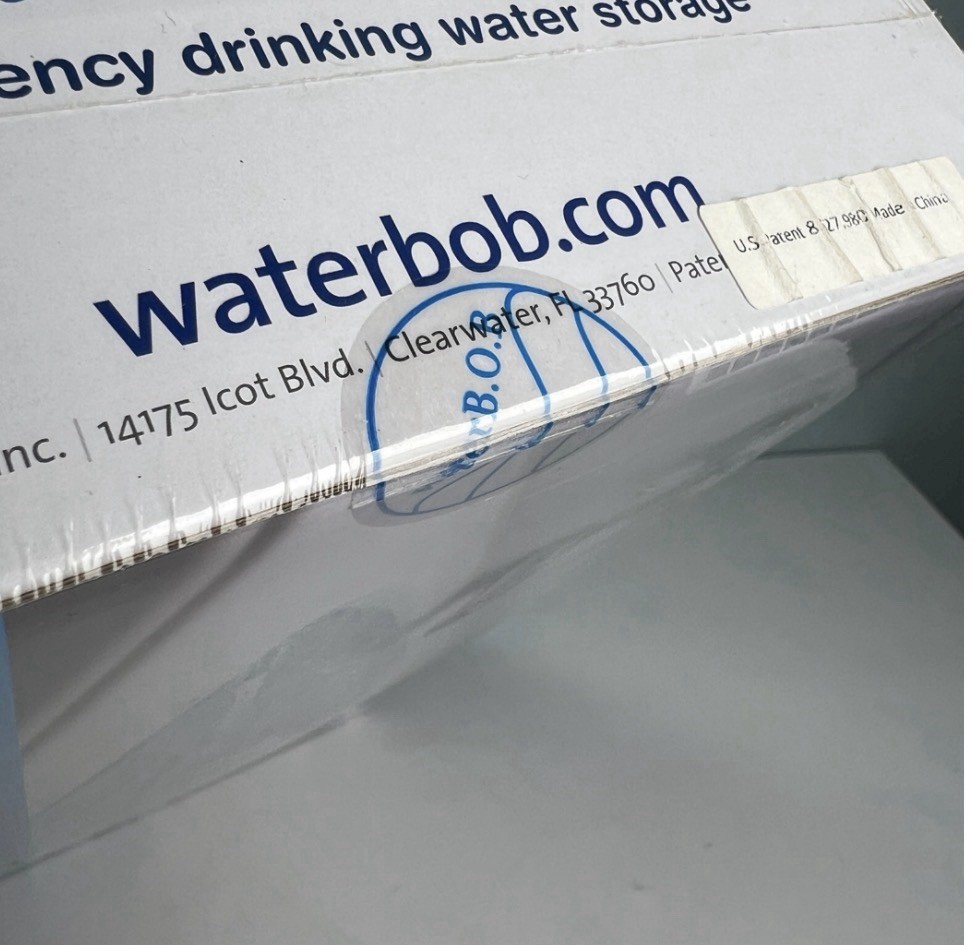 WaterBOB Bathtub Emergency Drinking Water Storage Container 100 gallons Sealed