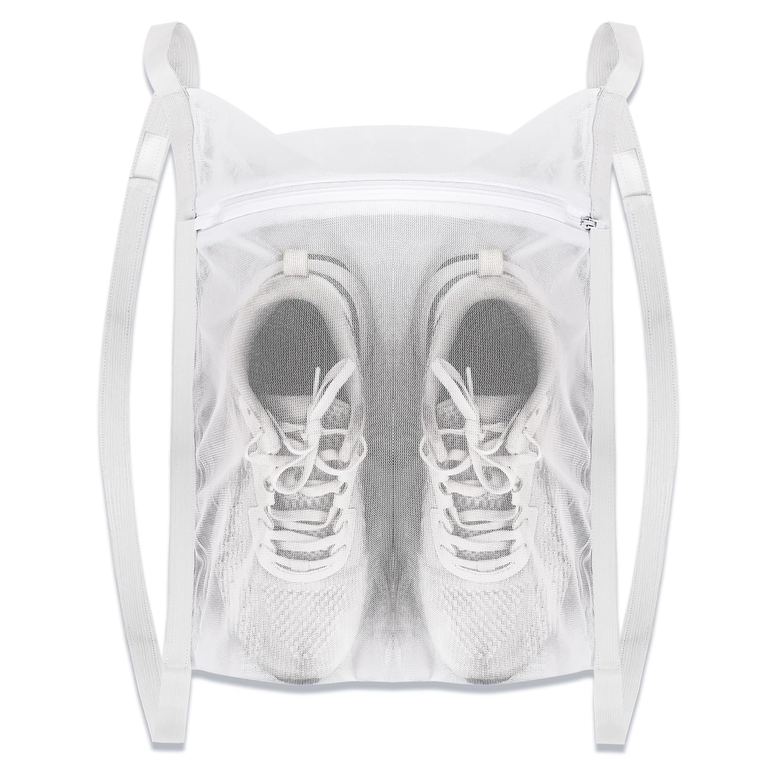 Laundry Bags,Sneaker Wash & Dry Net Bag for Dryer 7.48×5.51 x1.18, white