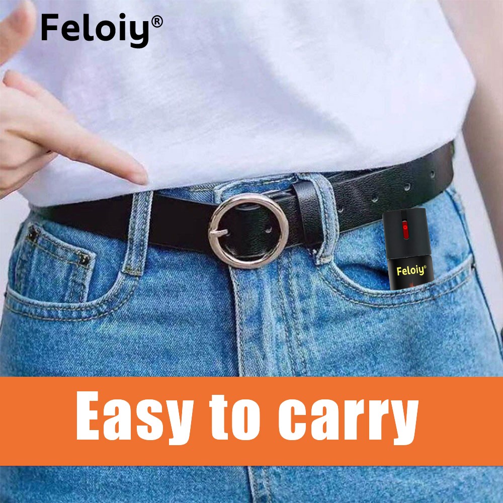 2 Pack Pepper Spray Keychain – Maximum Strength OC Spray Self Defense