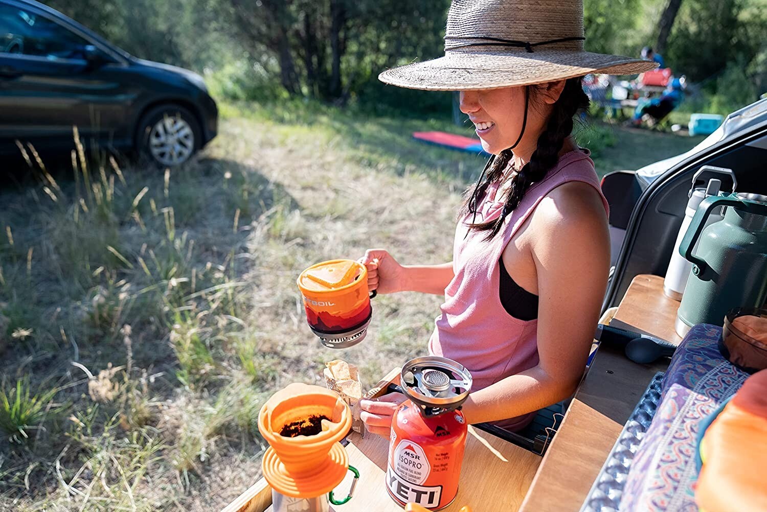 UST Collapsible Flexware Coffee Drip BPA Free Cookware Camping Survival Gear