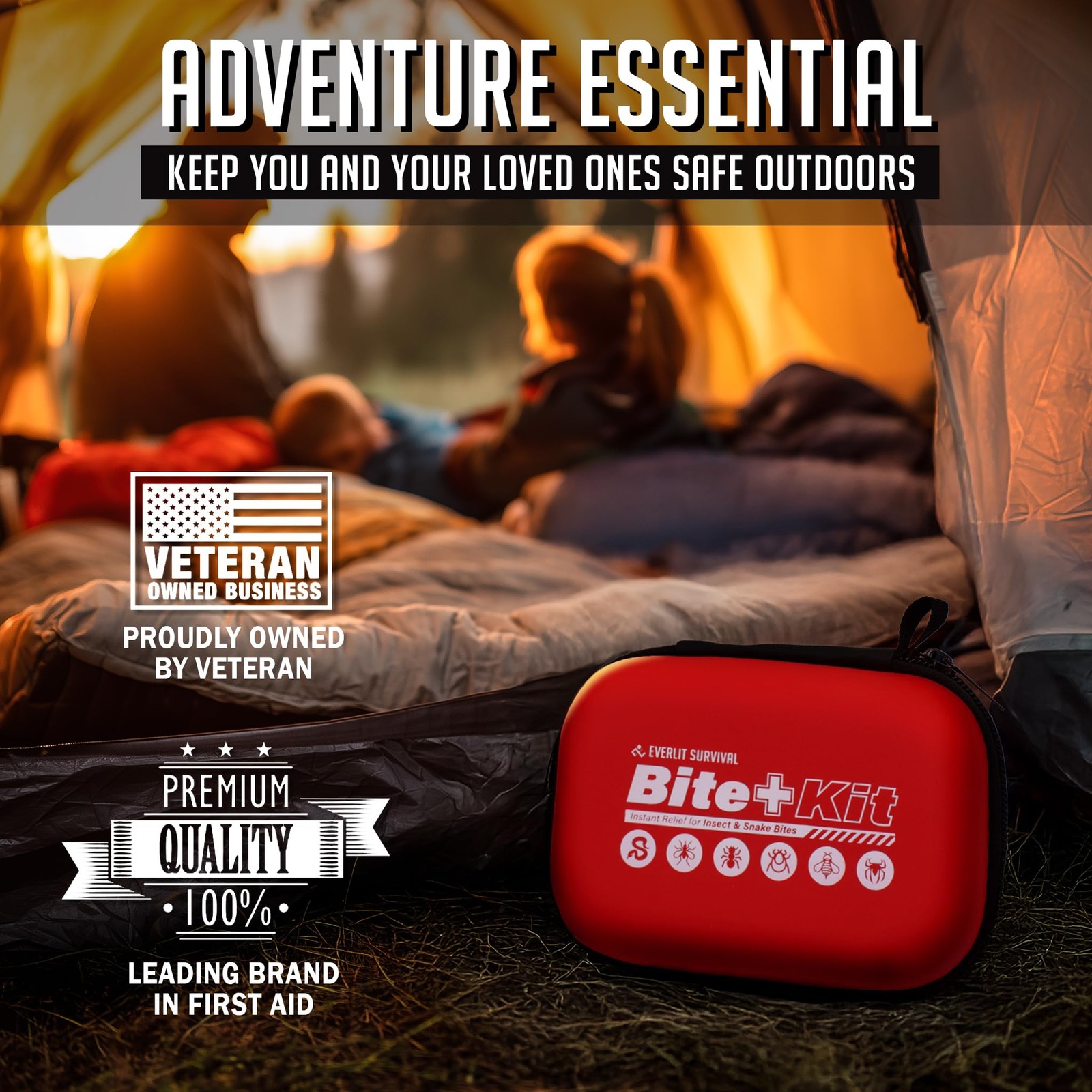 Everlit Bee Sting Snake Bite Kit Venom Extracto Pump Essential First Aid