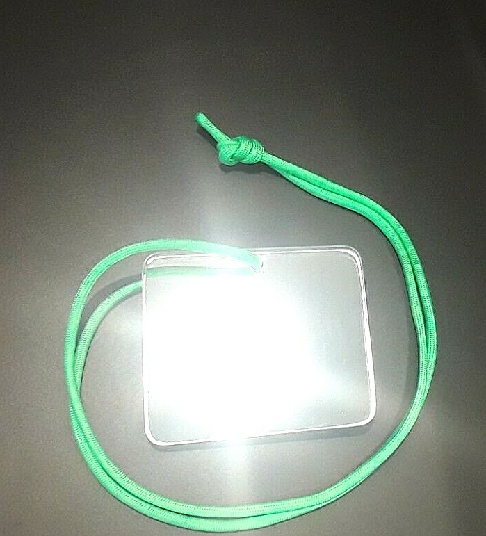 EMERGENCY SIGNAL MIRROR / COMPASS COMBO WITH CORD/MADE IN THE USA