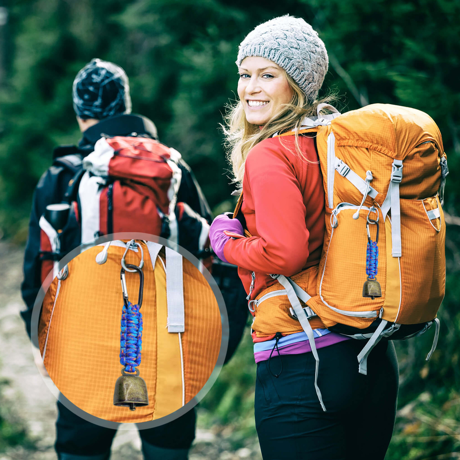 Bear Bells For Hiking Super Loud Camping Bear Bell For Body Safety