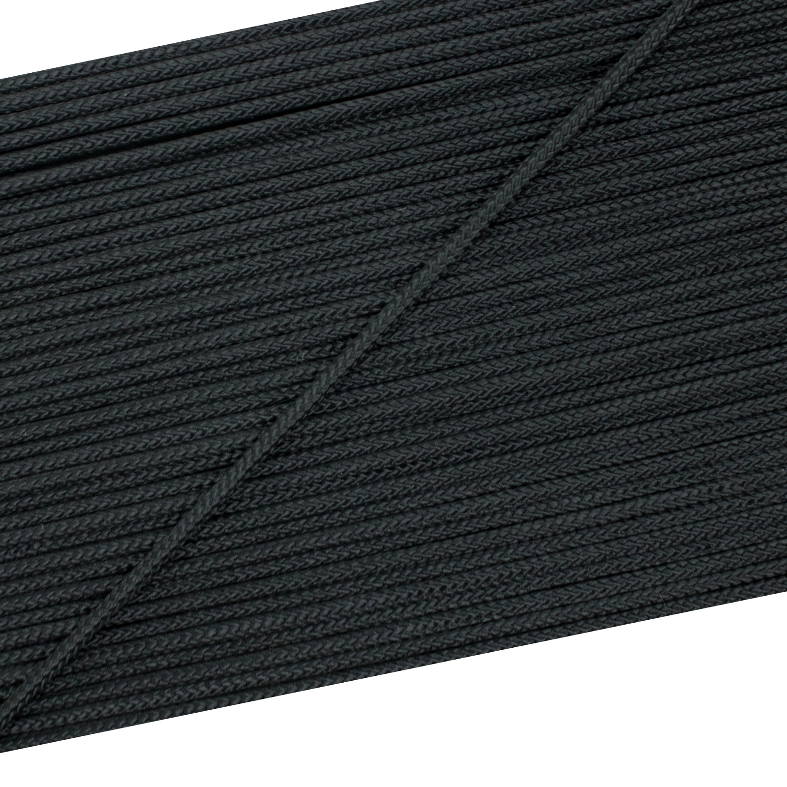 Black Paracord 100ft Paracord 550 Mil Spec Type III 7 Strand Parachute Cord Hank