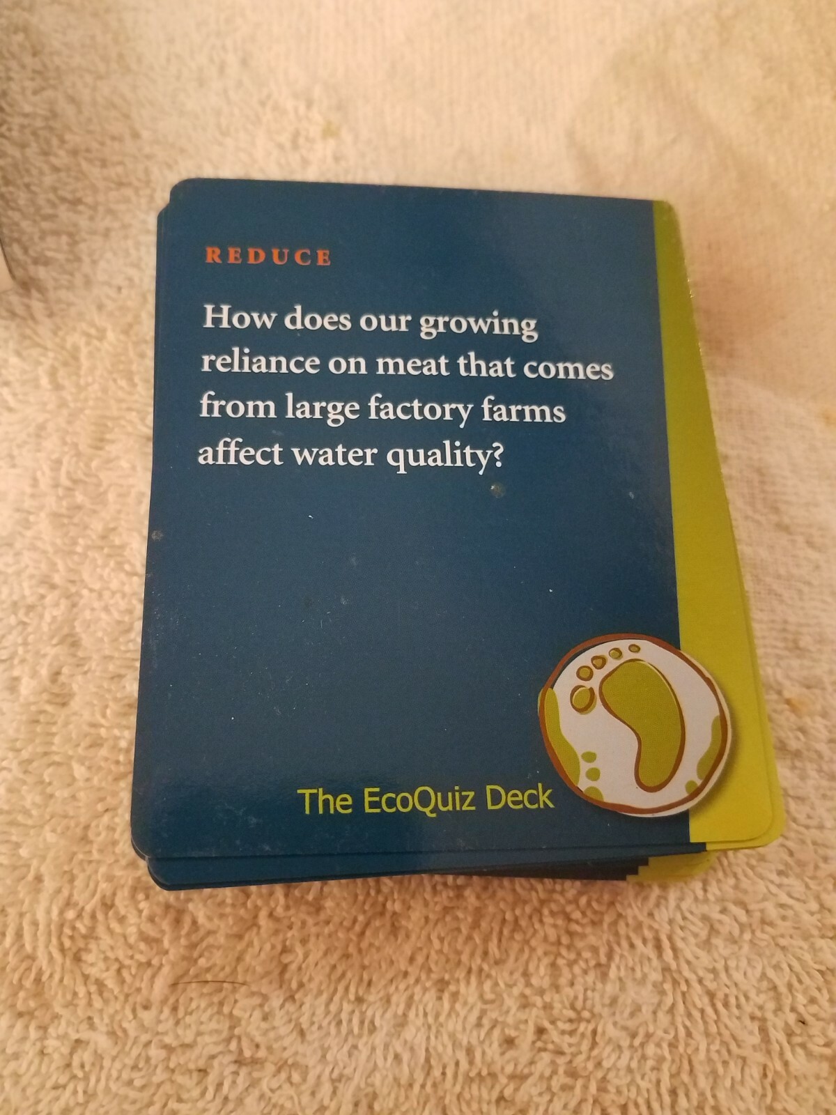Sierra Club The Echo Quiz Deck Knowledge Cards