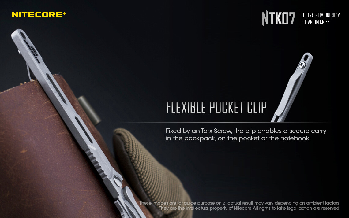 NITECORE NTK07 Titanium Knife for EDC